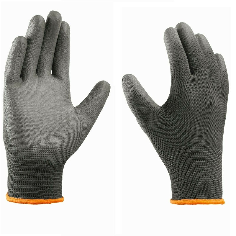 12-480 Paar grau A120 PU-Handschuhe