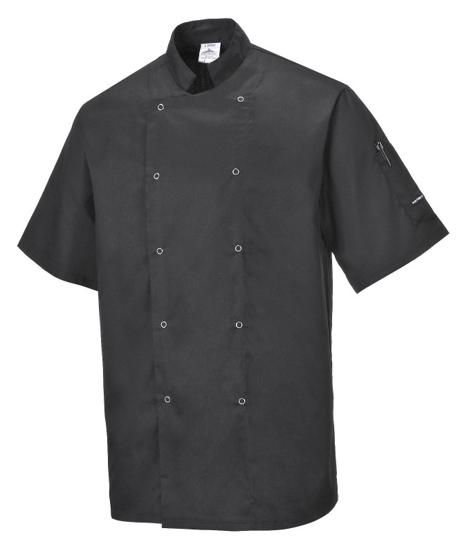 Kochjacke schwarz CUMBRIA